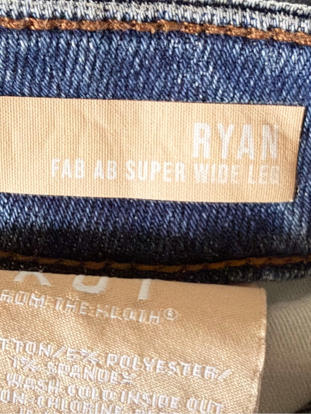 KUT FROM THE KLOTH Ryan Fab Ab Super Wide Leg Jean Size 6 - Picture 8 of 13